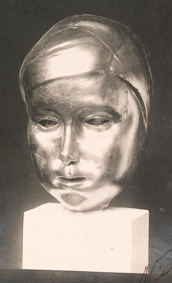 Maschera di Enrichetta bambina, 1919 | Bronzo